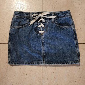 Denim Mini Skirt Size 1 LEI